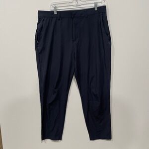 Fabletics Mens‎ Navy Blue Athletic Golf   The Only Pants Trousers Size L